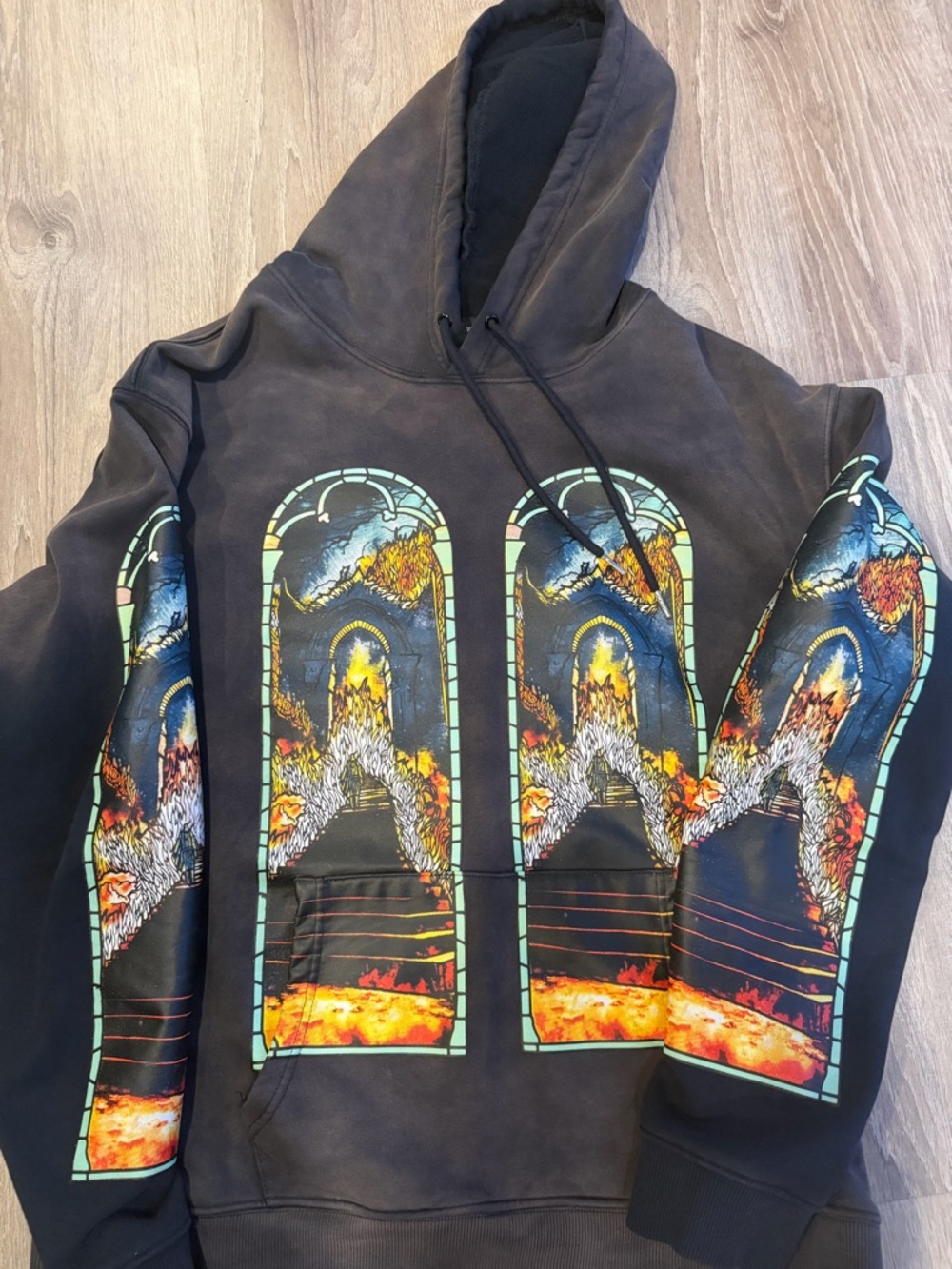 Men’s Who Decides War Graphic Hoodie